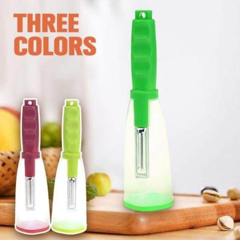 Multifunctional  Stainless Steel Stored Vegetable Peeler - Image 0