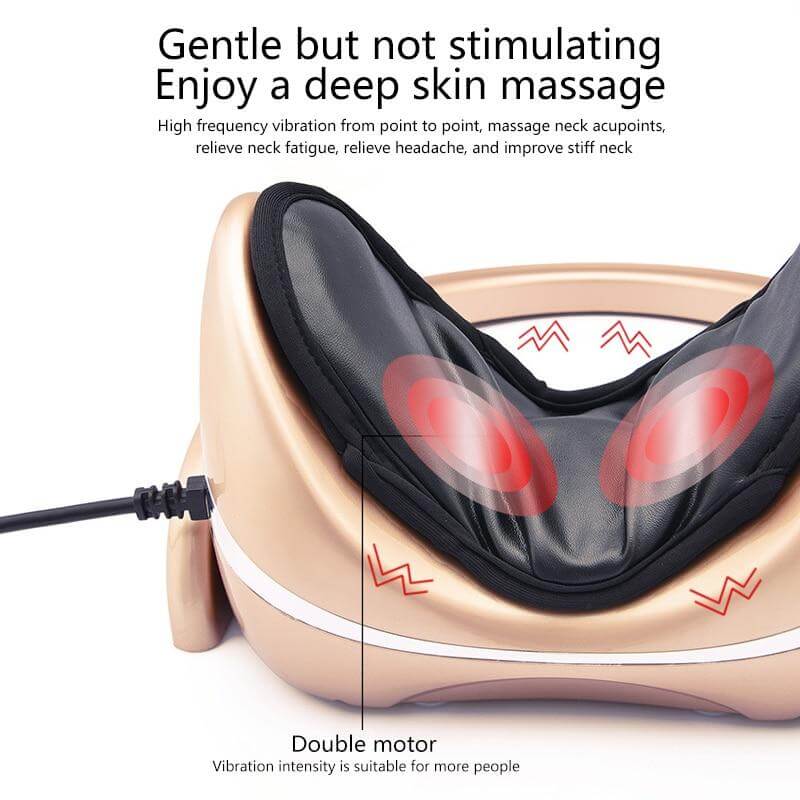 Neck Support Tension Reliever Heated Massager - MaviGadget