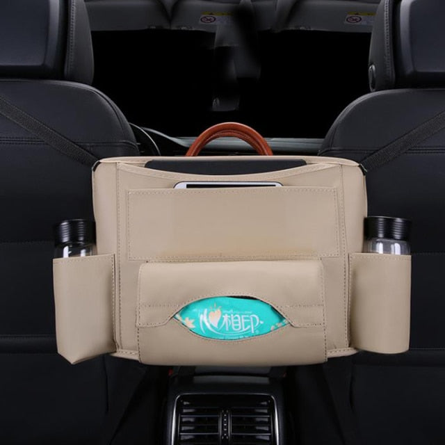 Leather Car Back Seat Organizer - Image 4