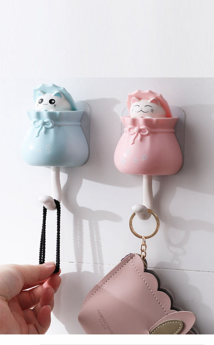 Cute Cat Sticky Hook Hanger - Image 9