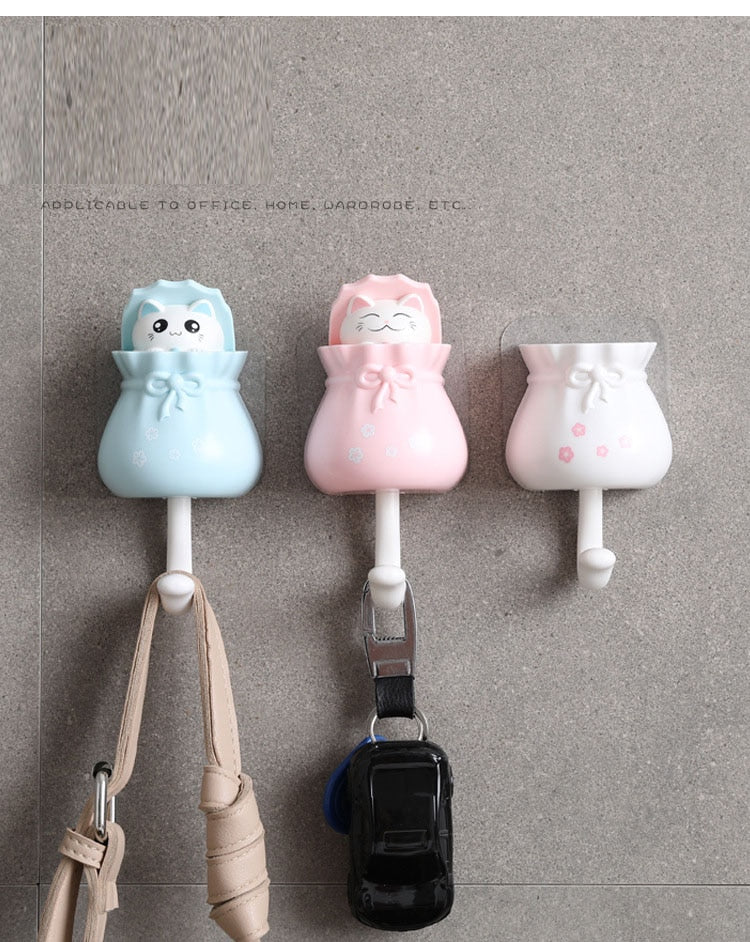 Cute Cat Sticky Hook Hanger - Image 2