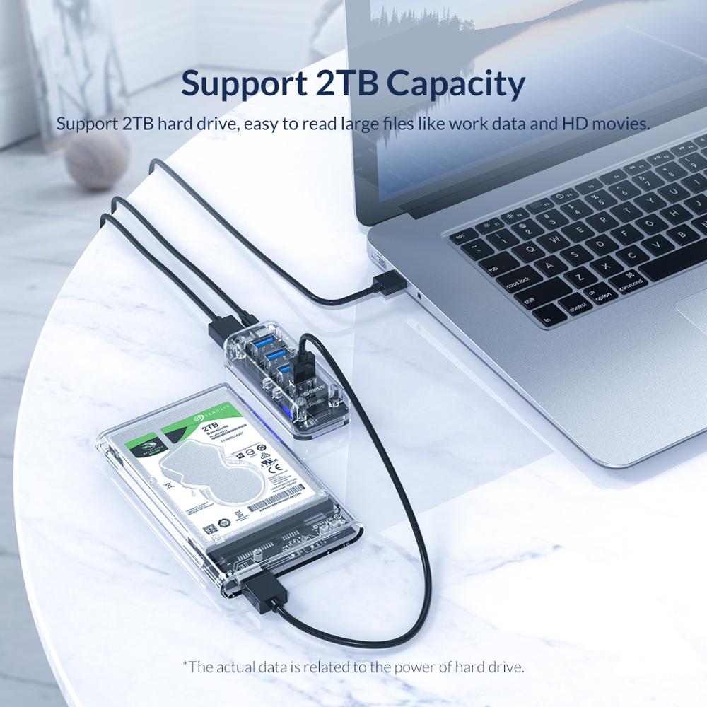 Multi-Port Transparent High Speed USB Splitter · Mavigadget
