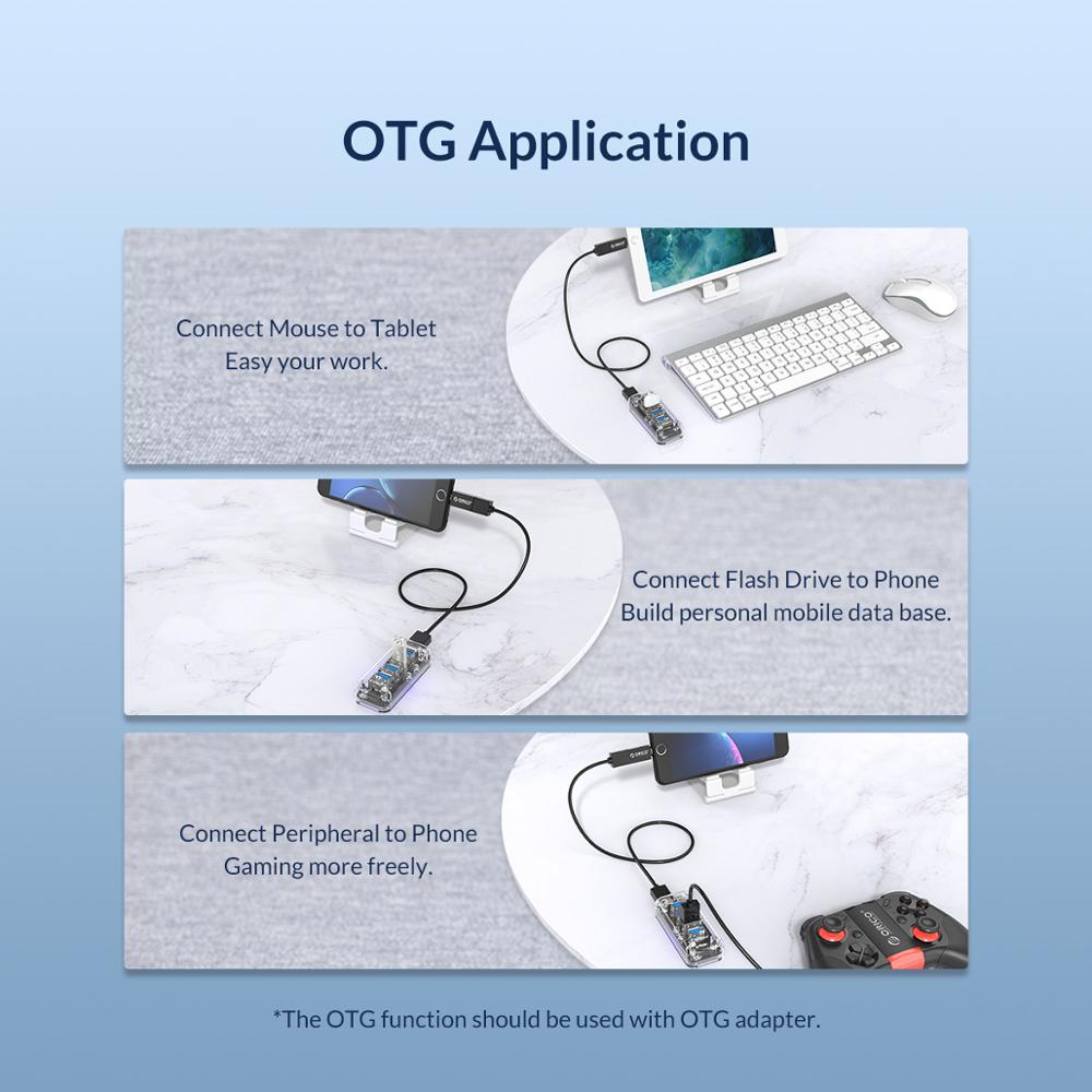 Multi-Port Transparent High Speed USB Splitter · Mavigadget