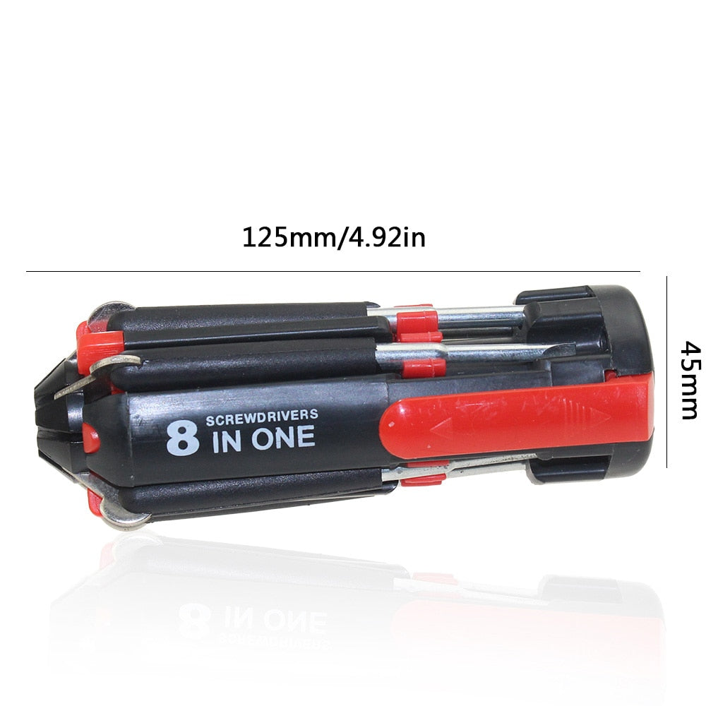 8in1 LED Foldable Screwdriver Set