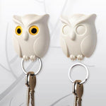 Cute Night Owl Magnetic Wall Key Holder