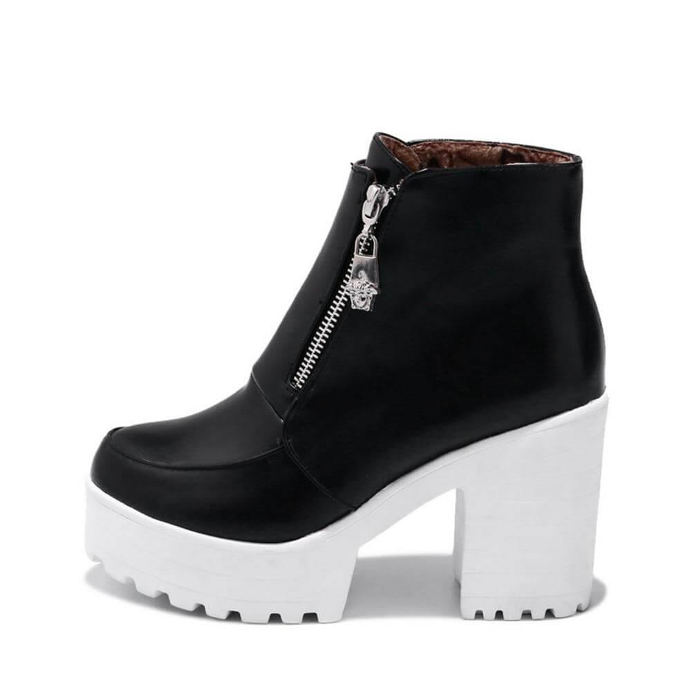 Platform Thick High Heels Women Boots - MaviGadget