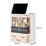 Cosmetic Make-up Jewelry Organizer with Led Lighted Mirror - MaviGadget