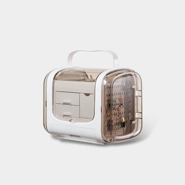 Cosmetic Make-up Jewelry Organizer with Led Lighted Mirror - Image 26