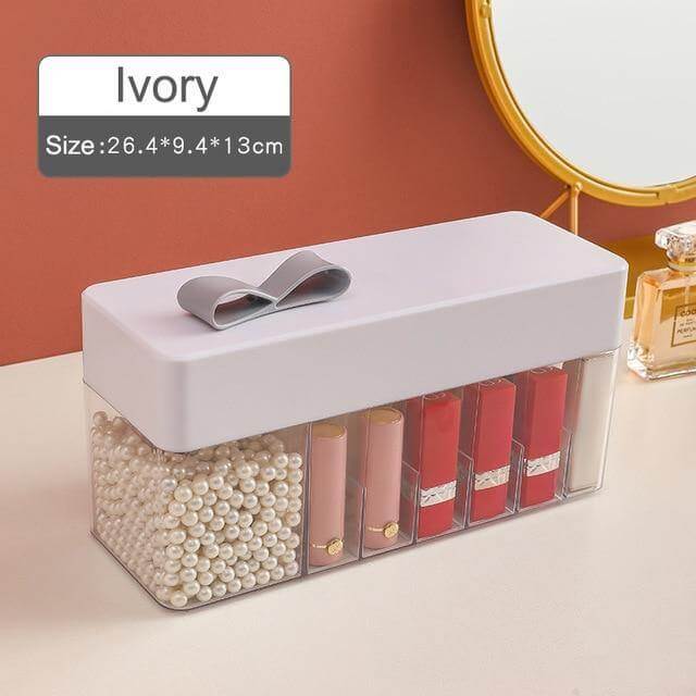 Cosmetic Make-up Jewelry Organizer with Led Lighted Mirror - Image 22