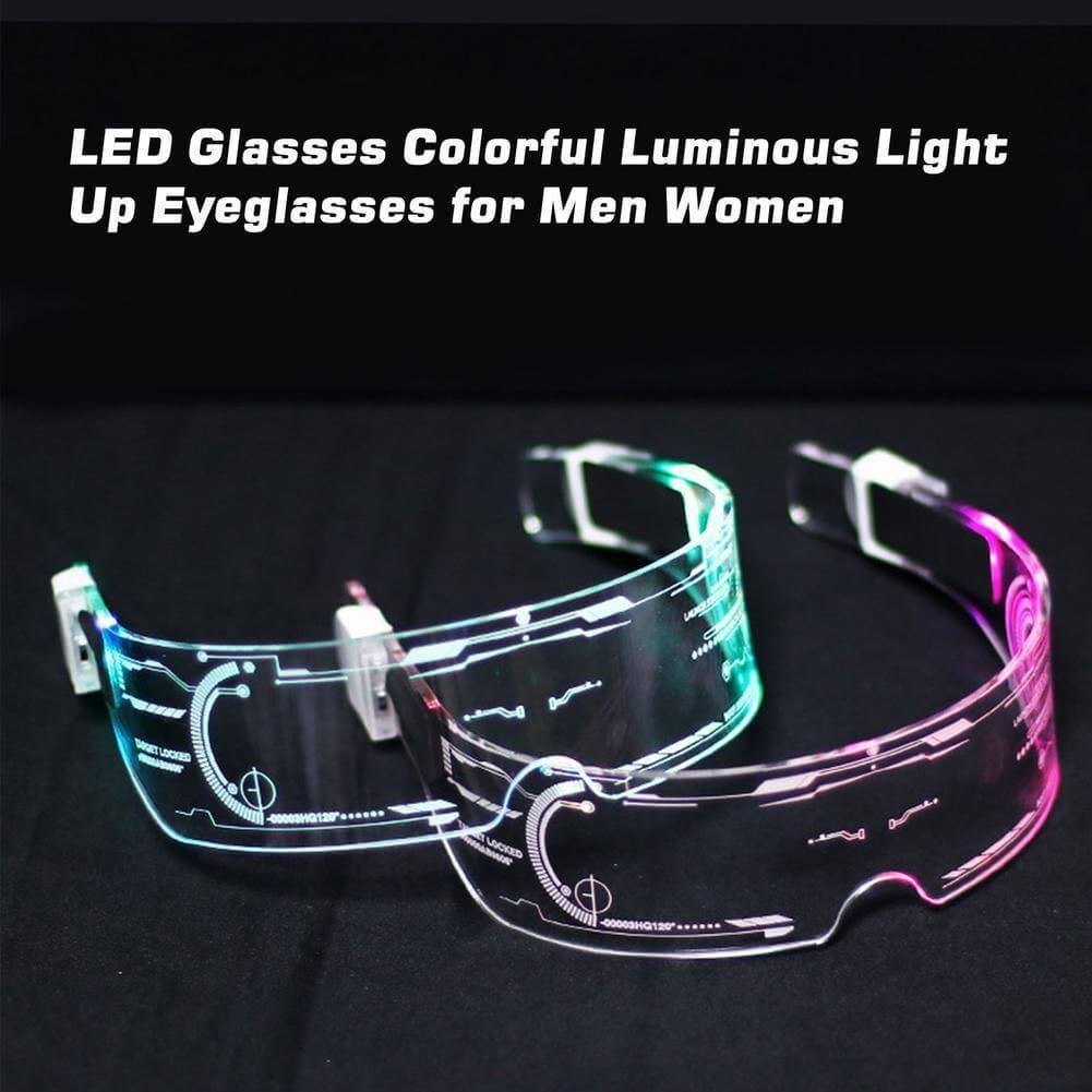 LED Colorful Luminous Party Glasses