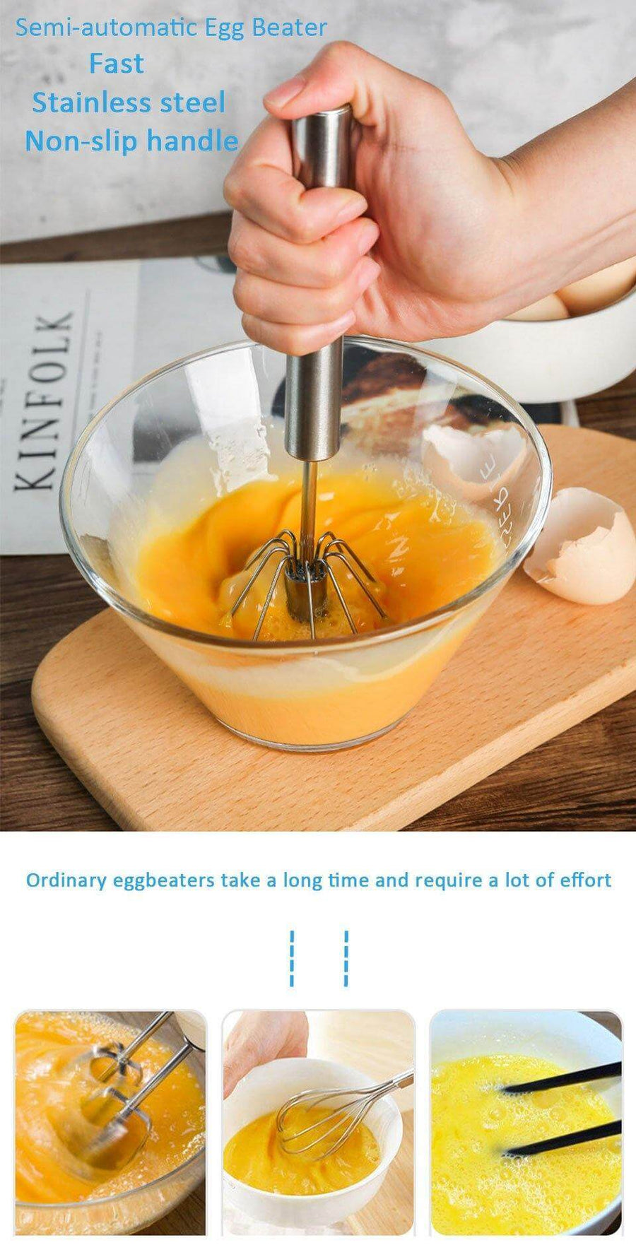 Stainless Steel Easy Stirrer Whisk - Image 13