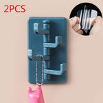 2pcs Multifunctional Smart Paper Holder Hooks