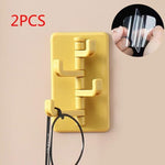 2pcs Multifunctional Smart Paper Holder Hooks