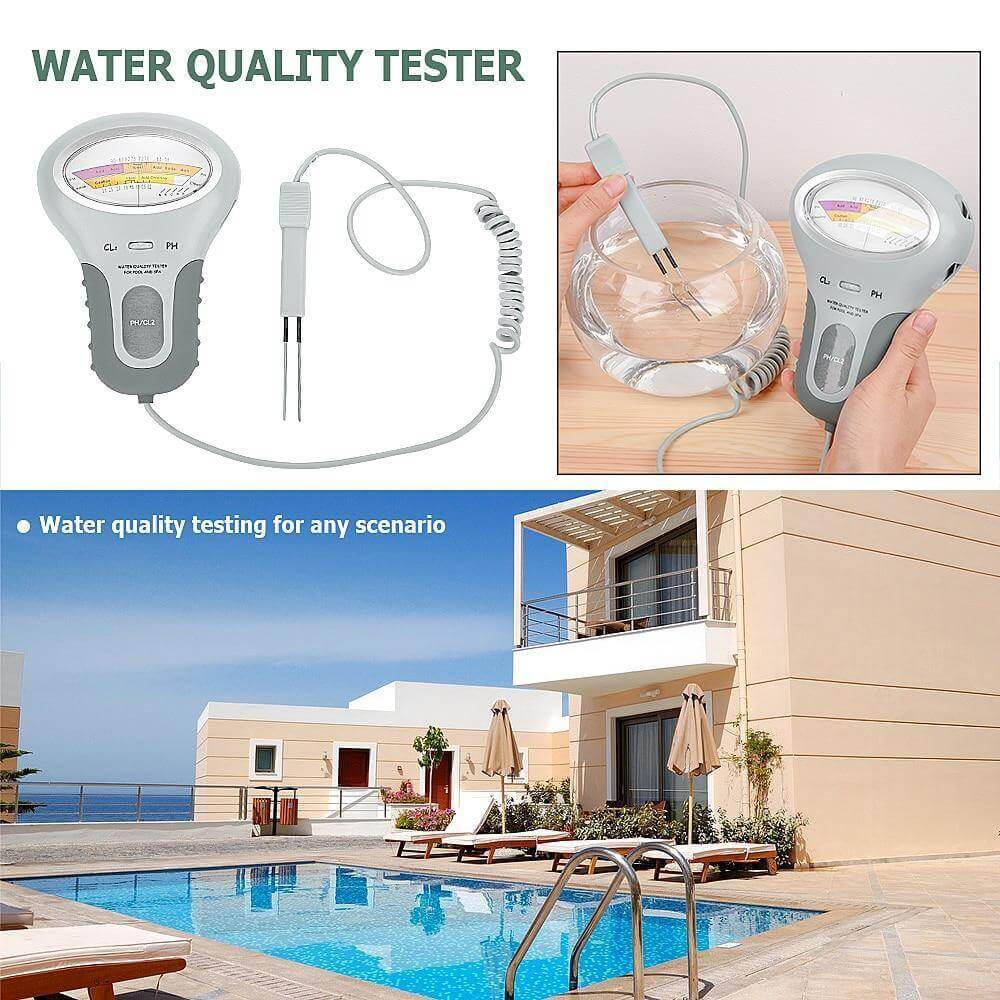 2IN1 PH Chlorine Meter Water Quality Tester