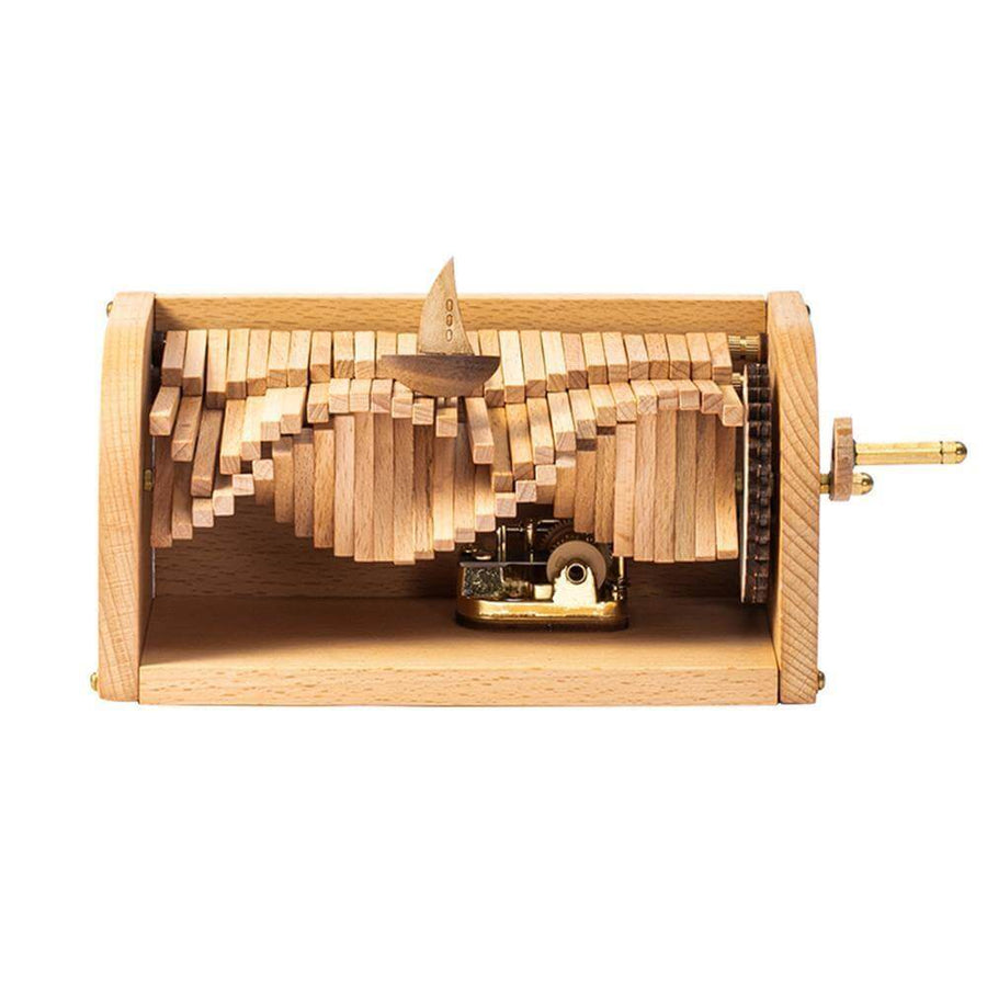 DIY Wooden Puzzle Model Music Box Kit - Image 2