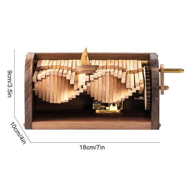 DIY Wooden Puzzle Model Music Box Kit - Image 7
