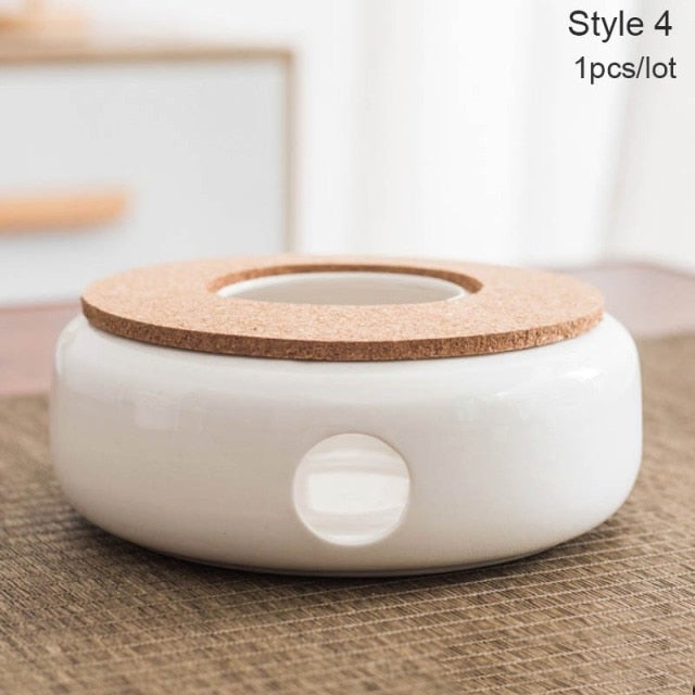 Mini Portable Ceramic Candle Teapot Warmer - Image 17