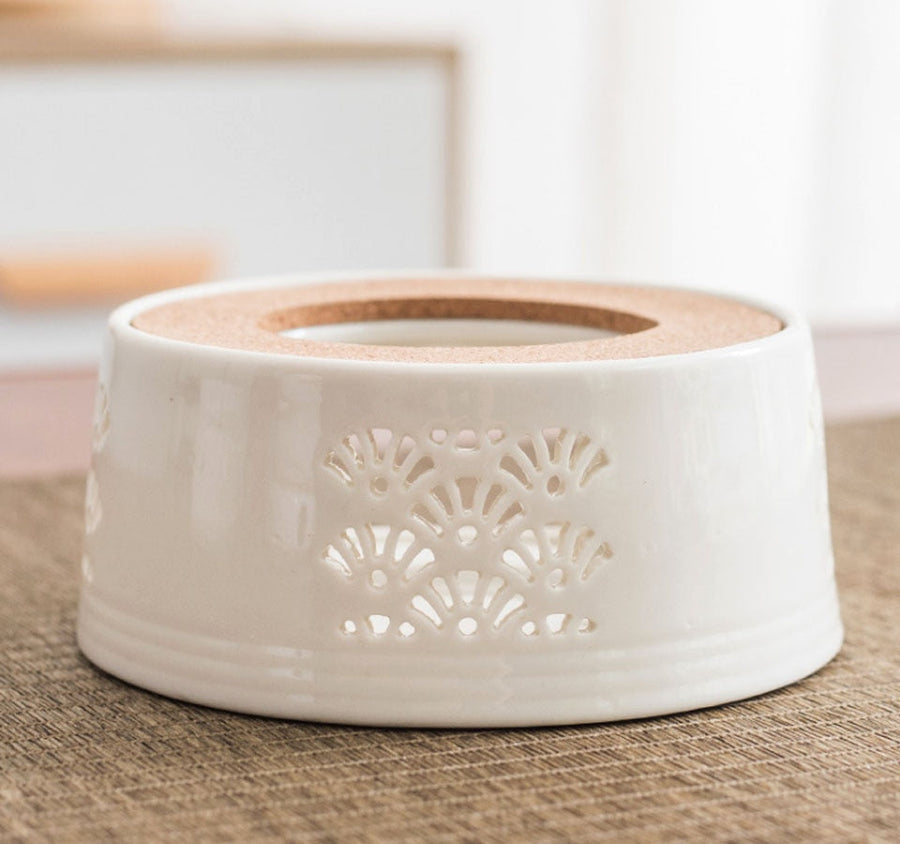 Mini Portable Ceramic Candle Teapot Warmer - Image 8