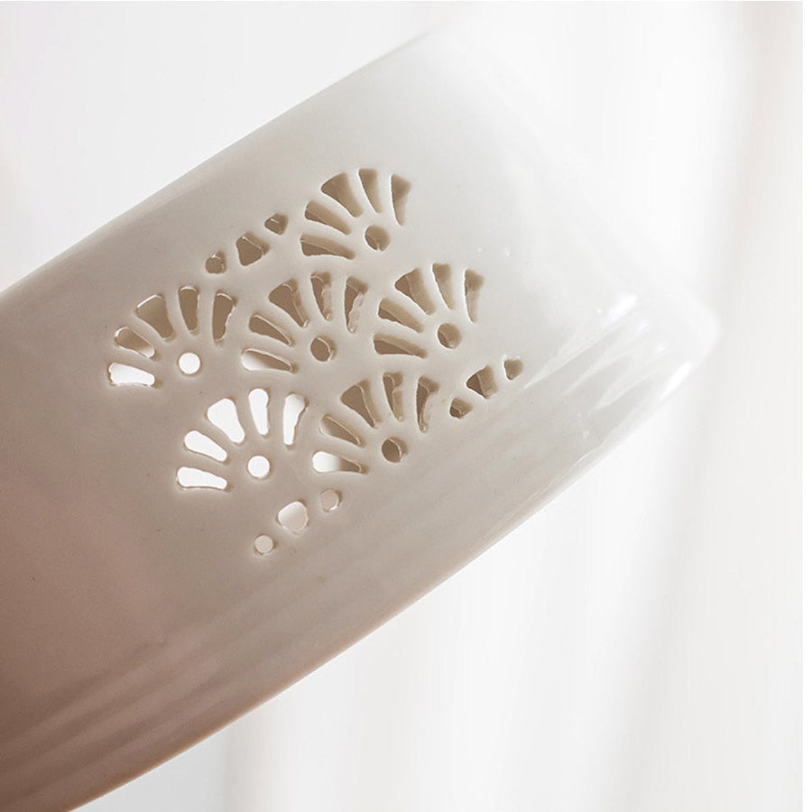 Mini Portable Ceramic Candle Teapot Warmer - Image 2