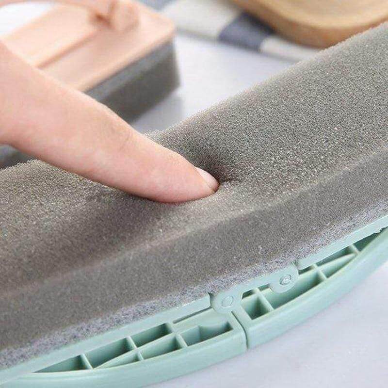 Simple Folding Wiper Hand Brush Sponge with Handle - Image 7