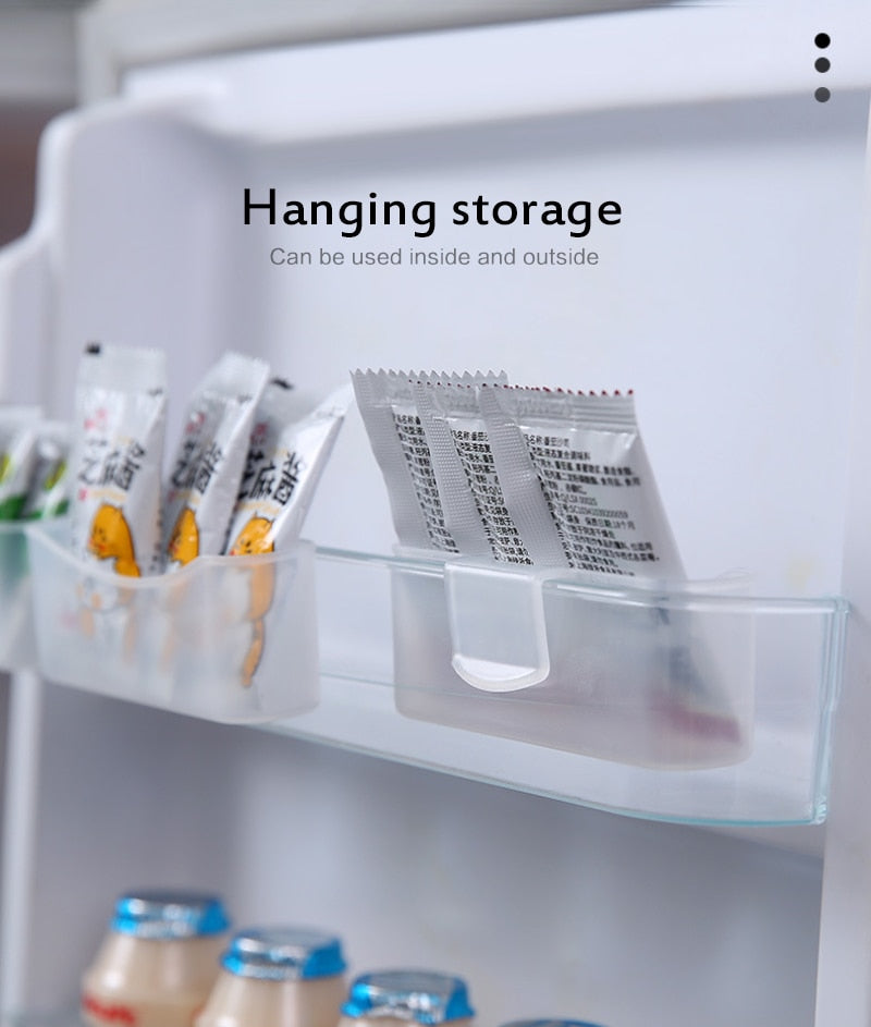 Refrigerator Door Hanging Mini Storage Shelf - Image 3