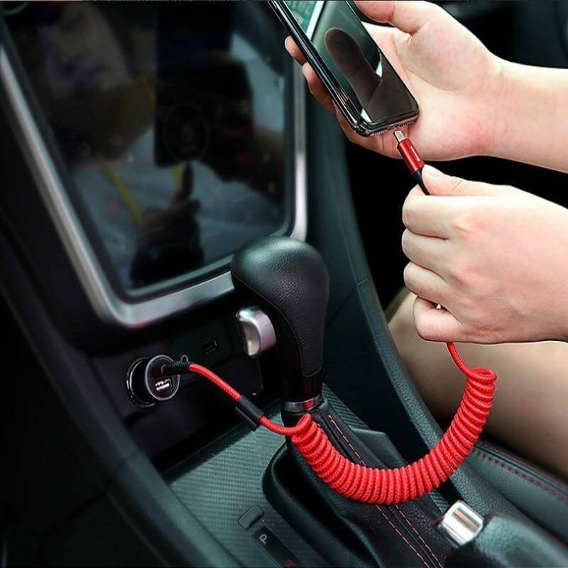 Flexible Fast Charging Phone Car Charger Cable - Image 0