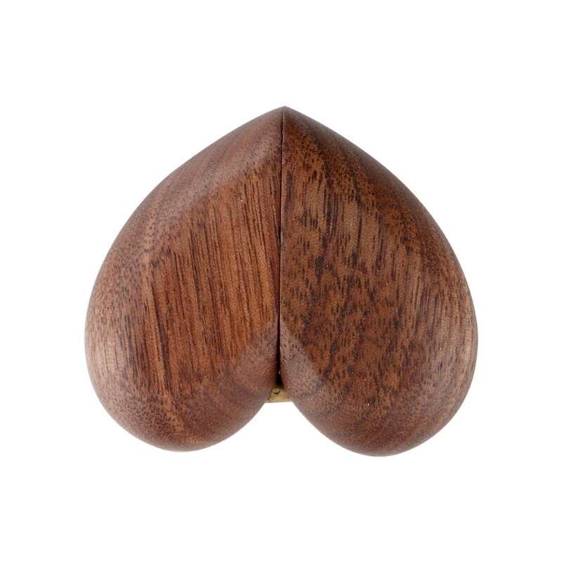 Forever Heart Wooden Ring Box - Image 2