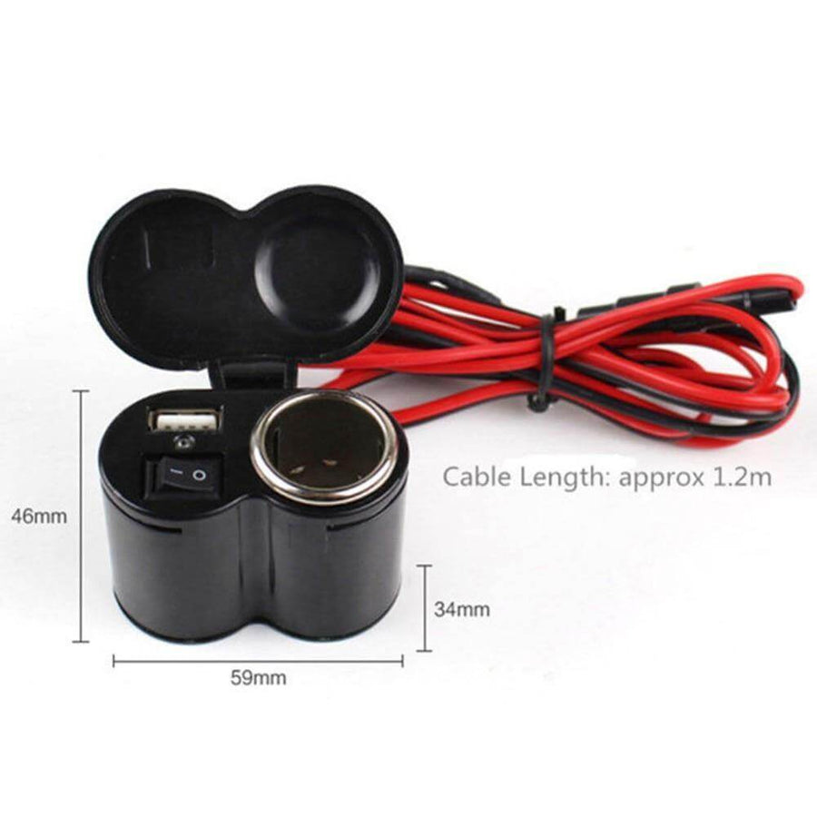 Motorcycle Waterproof USB Power Charging Port - Image 5