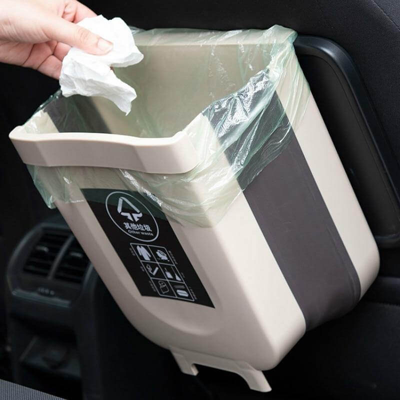 Foldable Cabinet Kitchen Trash Can - Image 3