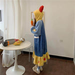 Colorful Princess Hooded Sleepwear for Women