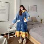 Colorful Princess Hooded Sleepwear for Women