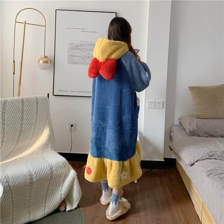 Colorful Princess Hooded Sleepwear for Women