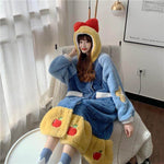 Colorful Princess Hooded Sleepwear for Women