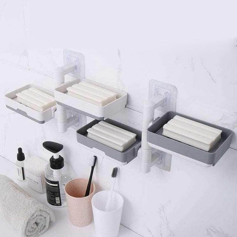 Wall-Mounted Multi Layer Rotatable Soap Holder - Image 6
