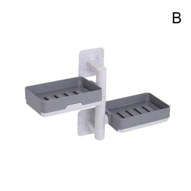 Wall-Mounted Multi Layer Rotatable Soap Holder - Image 13
