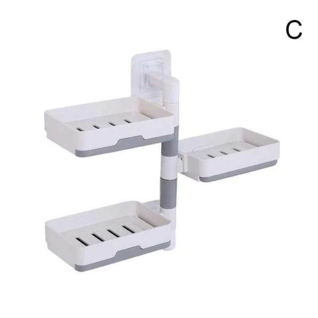Wall-Mounted Multi Layer Rotatable Soap Holder - Image 14
