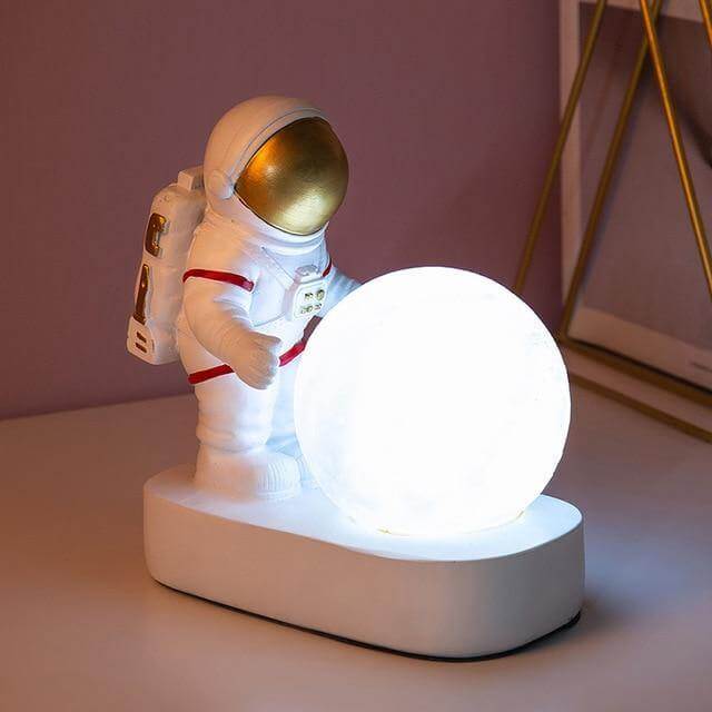 Minimal Resin Astronaut Table Lamps - Image 8
