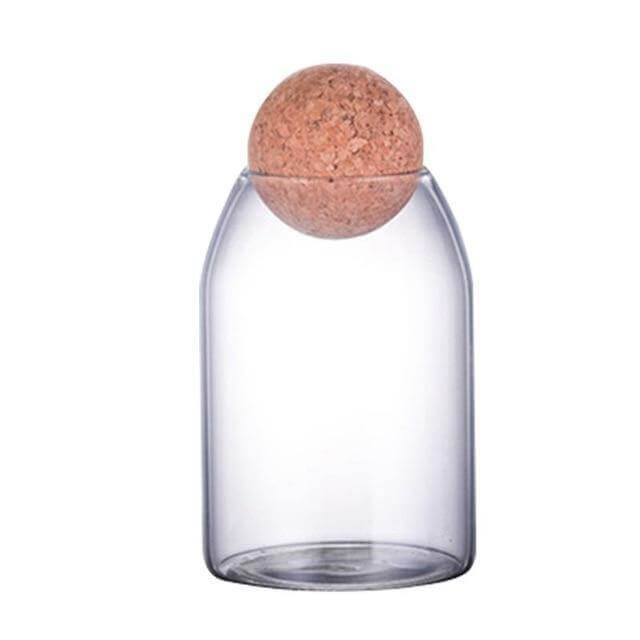 Creative Glass Cork Storage Jar - Image 9