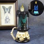 3D Pumpkin Skeleton Halloween Candle Lights