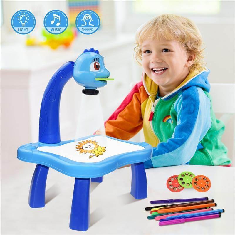 Educational Kids Art Drawing Projector Table