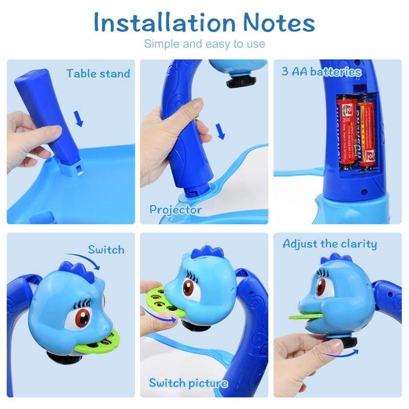 Educational Kids Art Drawing Projector Table - Image 2