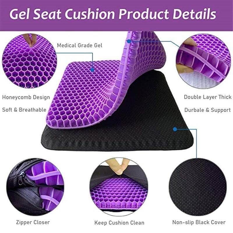 Non-Slip Breathable Gel Seat Cushion