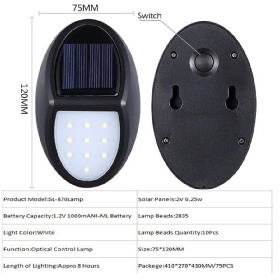 LED Solar Powered Outdoor Light - Image 9