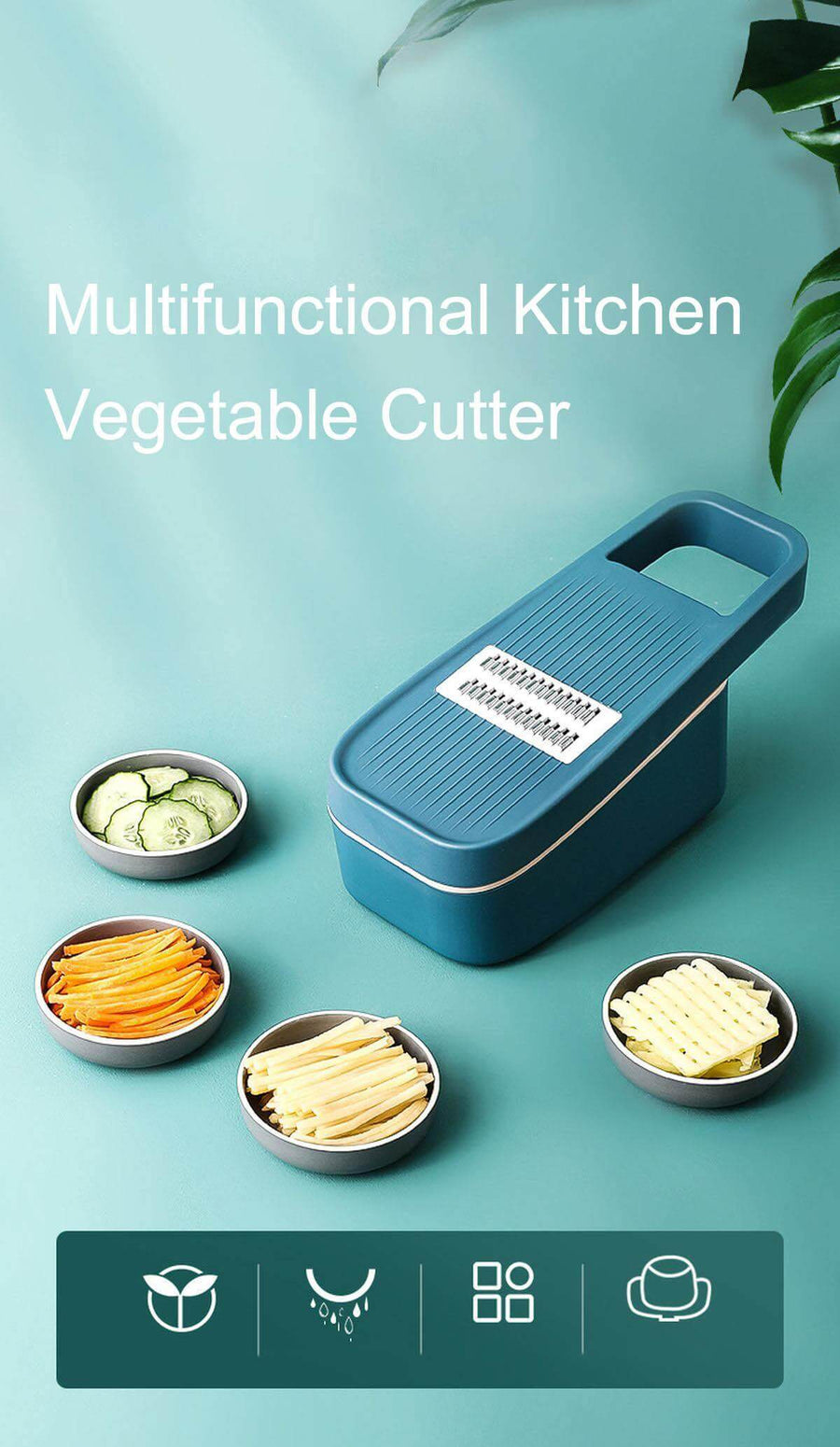 Multifunctional Pastel Vegetable Cutter - Image 5