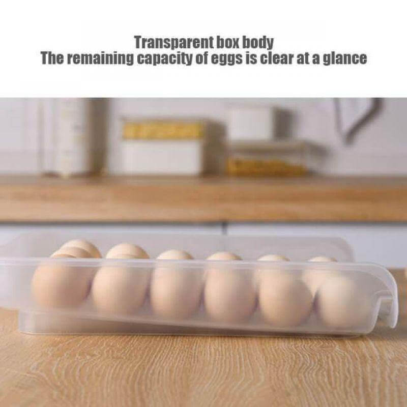 Creative Auto Roll Egg Storage Box - Image 5