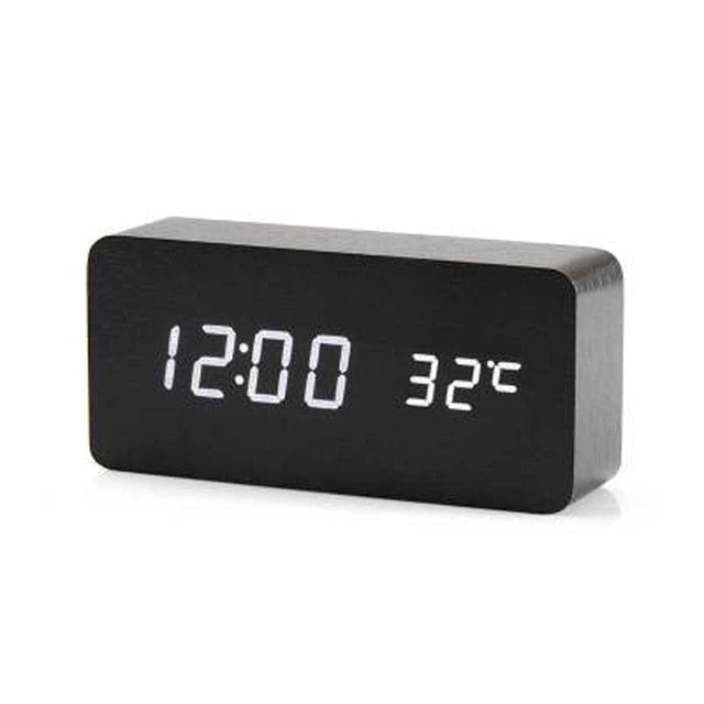Nordic Digital Led Voice Control Alarm Clock - Image 10