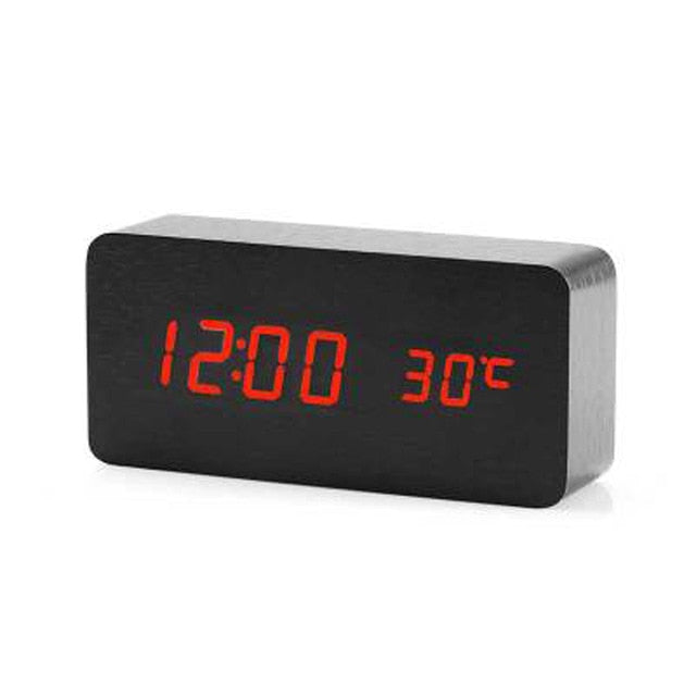 Nordic Digital Led Voice Control Alarm Clock - Image 7