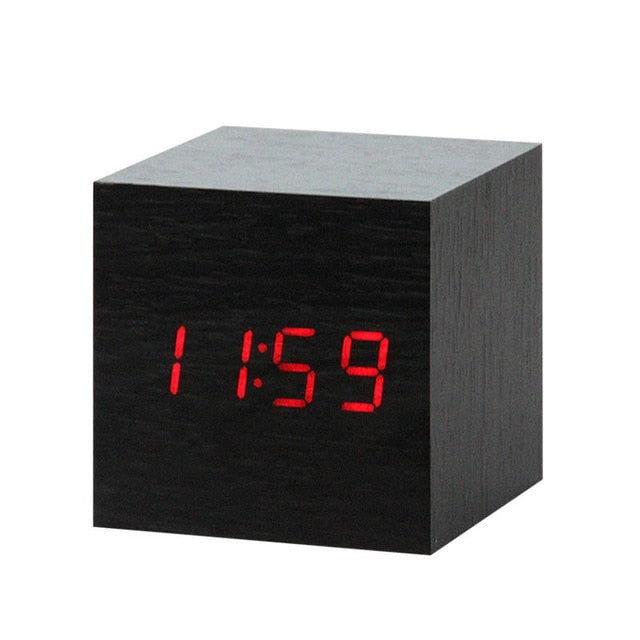Nordic Digital Led Voice Control Alarm Clock - Image 9