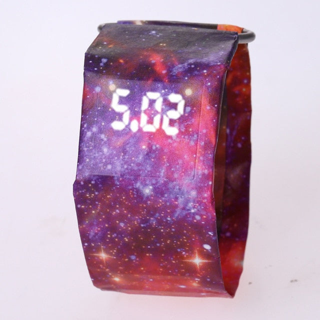 LED Wristband Durable Paper Watch