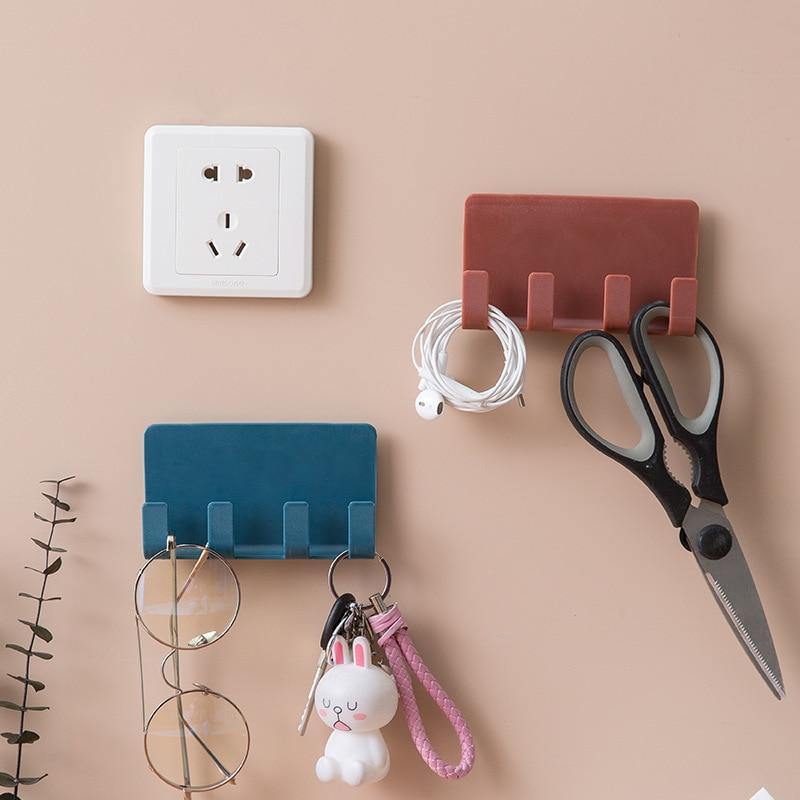 Colored Handy Pastel Cable Organizer and Phone Holder - Image 2